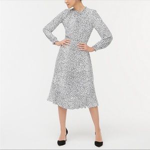 NWT J. Crew Factory Ruffle-Neck Peasant Dress, sz. 4